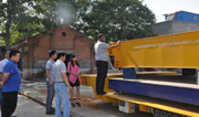 Pakistan client was inspecting ladle car