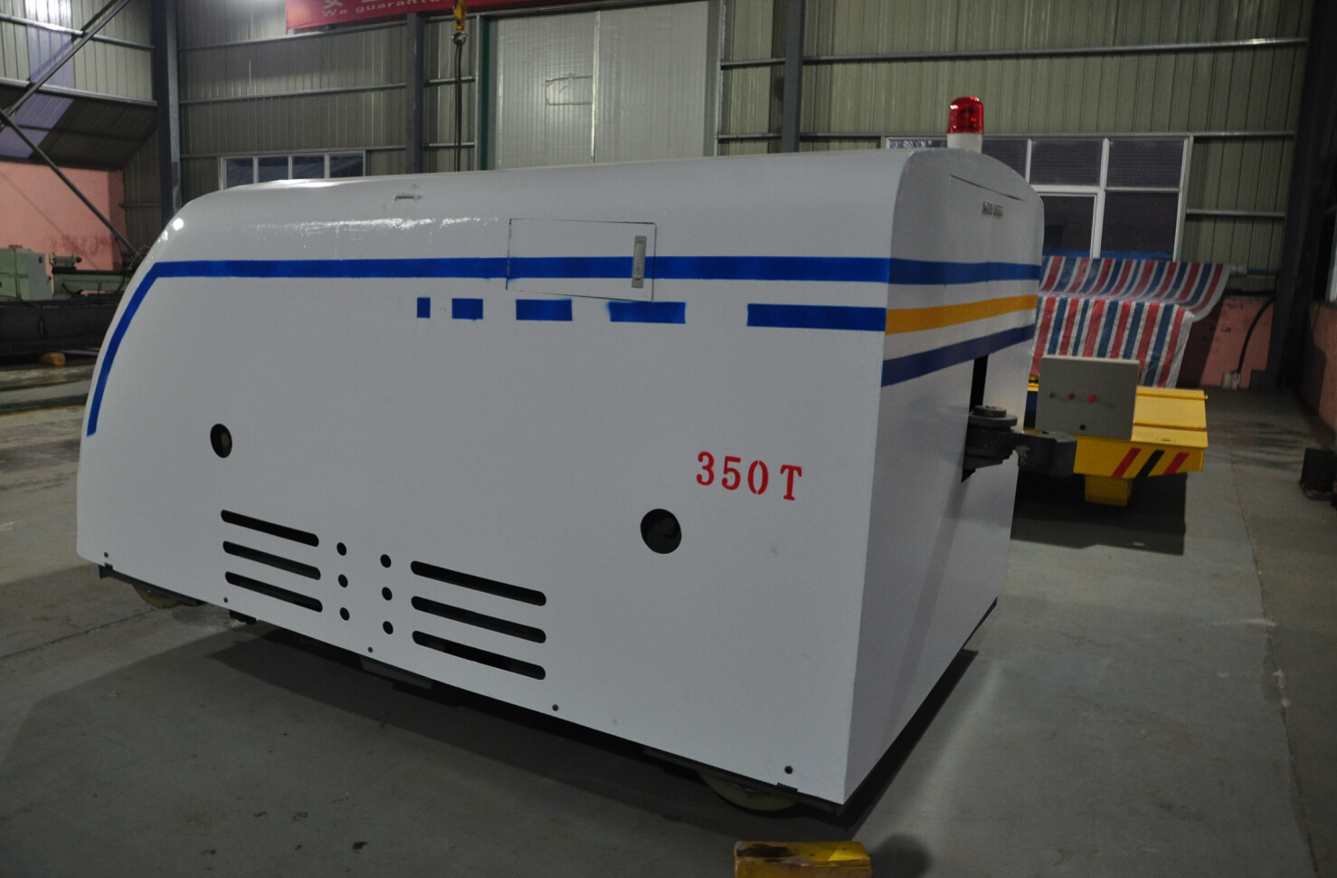 Super capacitance in train industrial carriage