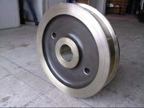 Mobile steel rail crane wheels 
