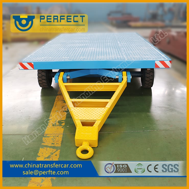 Airport baggage trailer, airport bulk cargo trailer with low bed