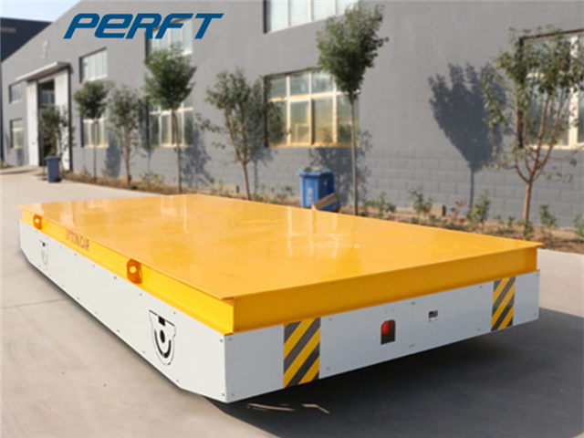 The use of trackless turning vehicles in the workshop