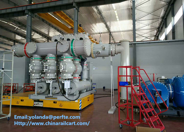 Heavy Load electric mold Rail transfer cart automated material handling equipment 