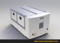 Automated and guided material handling equipment vehicle (AGV) 