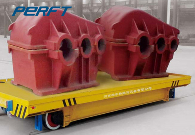  flat an-ti heat and high temperature resistance stainless steel ladle transfer cart