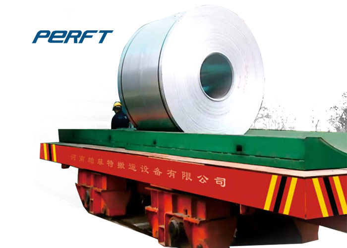 electric powered indoor steel coil transfer car Transport vehicle