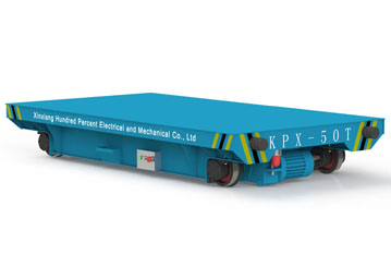 Battery power electric rail car for steel mill