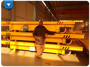 Battery power electric rail car