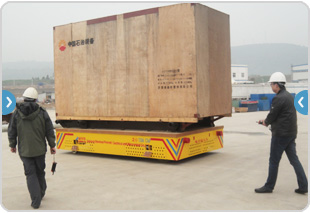 Trackless transfer cart