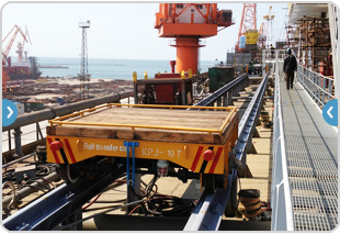 Steel plate electric transfer cart