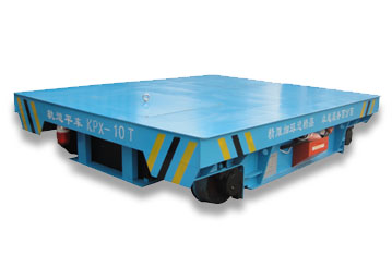 Factory cargo transport rail flat car/industrial transfer car