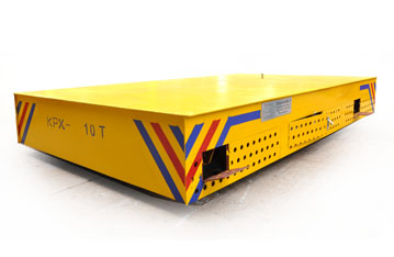 Up 25t capacity trackless transport trolley free turning