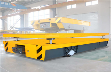 Hydraulic dumping function steel pipe transfer rail trailer