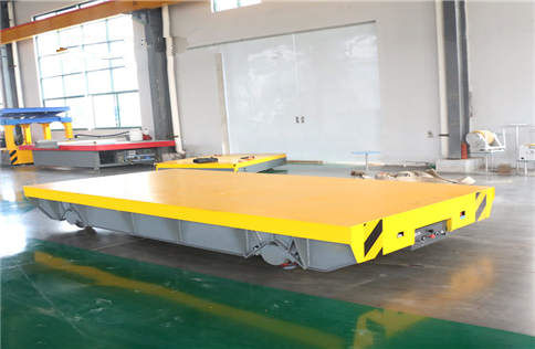 15t to 25t load capacity trackless transfer cart on cement floor