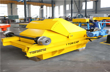 Shrouded Bus bar powered transfer vehicle with superwide dimension